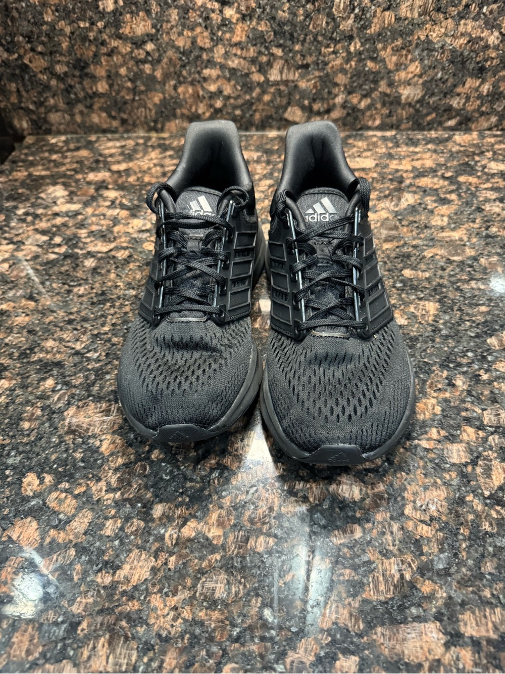 adidas Women's Black Athletic Running Shoes - Breathable Mesh